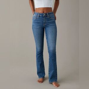 American Eagle Next Level High-Waisted Skinny Kick Jeans Blue Size 2